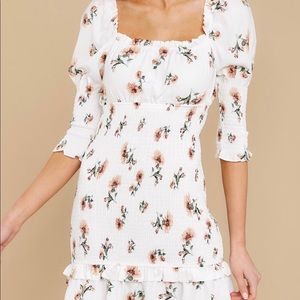 White flower dress